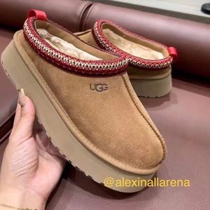 UGG Tazz Platform Slippers Chestnut | SHIP SAME DAY |🎄